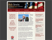 Tablet Screenshot of bobirwinforassembly.newvista.biz
